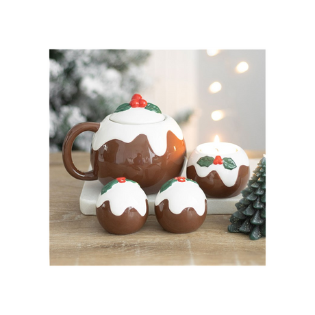 Christmas Pudding Tealight Candle Holder - Candle Holders at Gift Moments