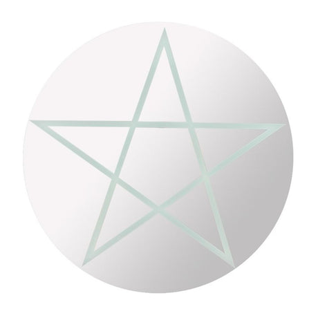 Round Pentagram Mirror - at Gift Moments