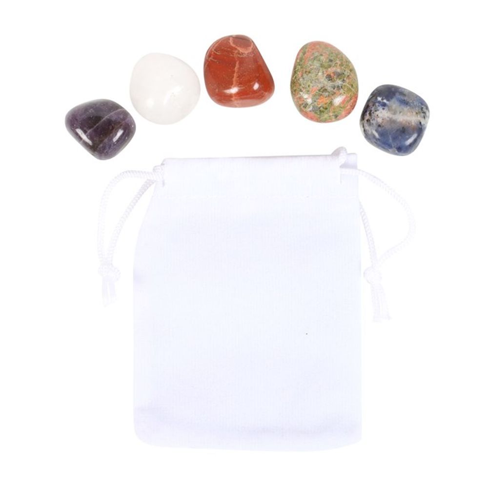 Virgo Crystal Tumblestone Set - at Gift Moments