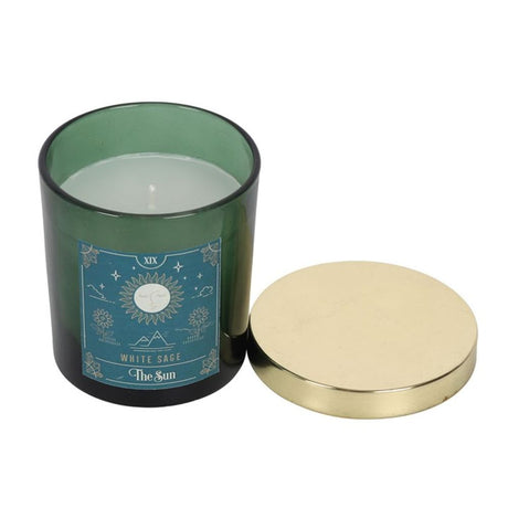 Sun White Sage Tarot Candle - Candles at Gift Moments