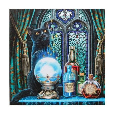 Witches Apprentice Light Up Canvas Plaque by Lisa Parker - Wall Art at Gift Moments