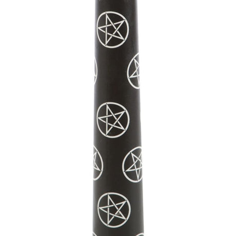 Set of 3 Black Magic Pentagram Taper Candles - Candles at Gift Moments