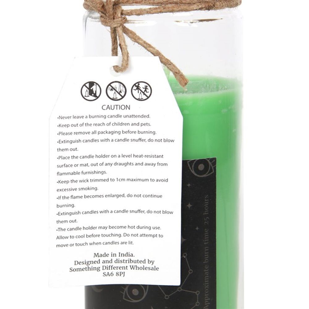 Green Tea 'Luck' Spell Tube Candle - Candles at Gift Moments