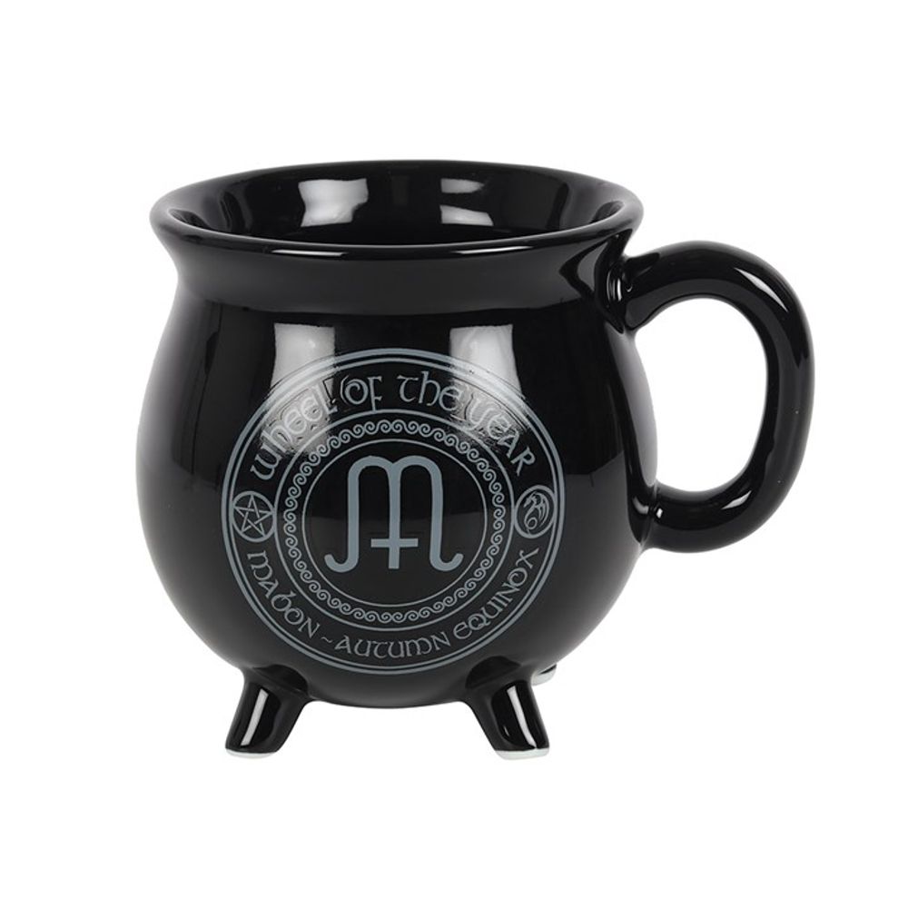 Mabon Colour Changing Cauldron Mug by Anne Stokes