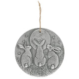 Silver Effect Moon Shadows Plaque by Lisa Parker: 1 - Garden Ornaments By Gift Moments