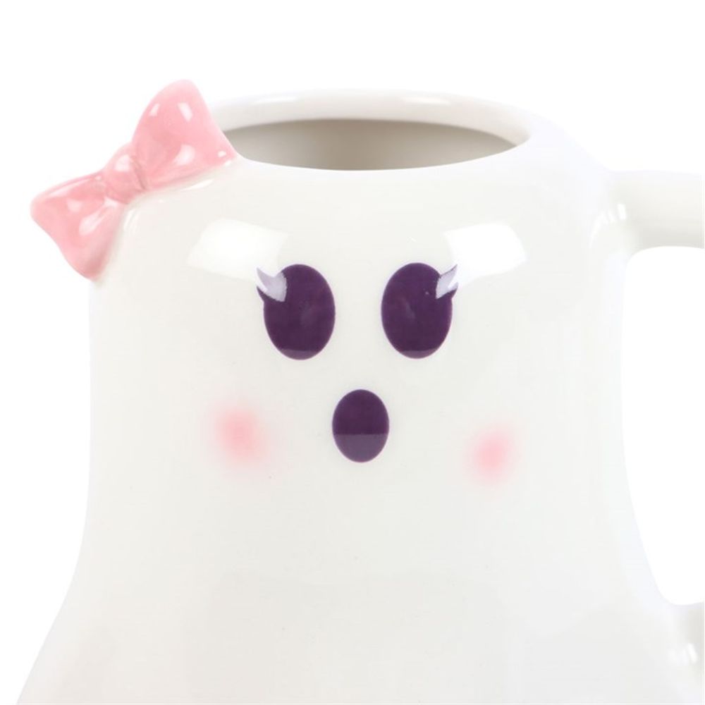 Miss Boo Ghost Shaped Mug with Bow - Mugs at Gift Moments