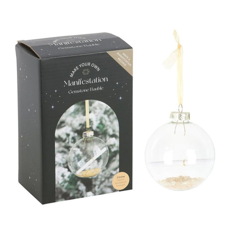 Citrine Manifestation Christmas Bauble Kit - at Gift Moments