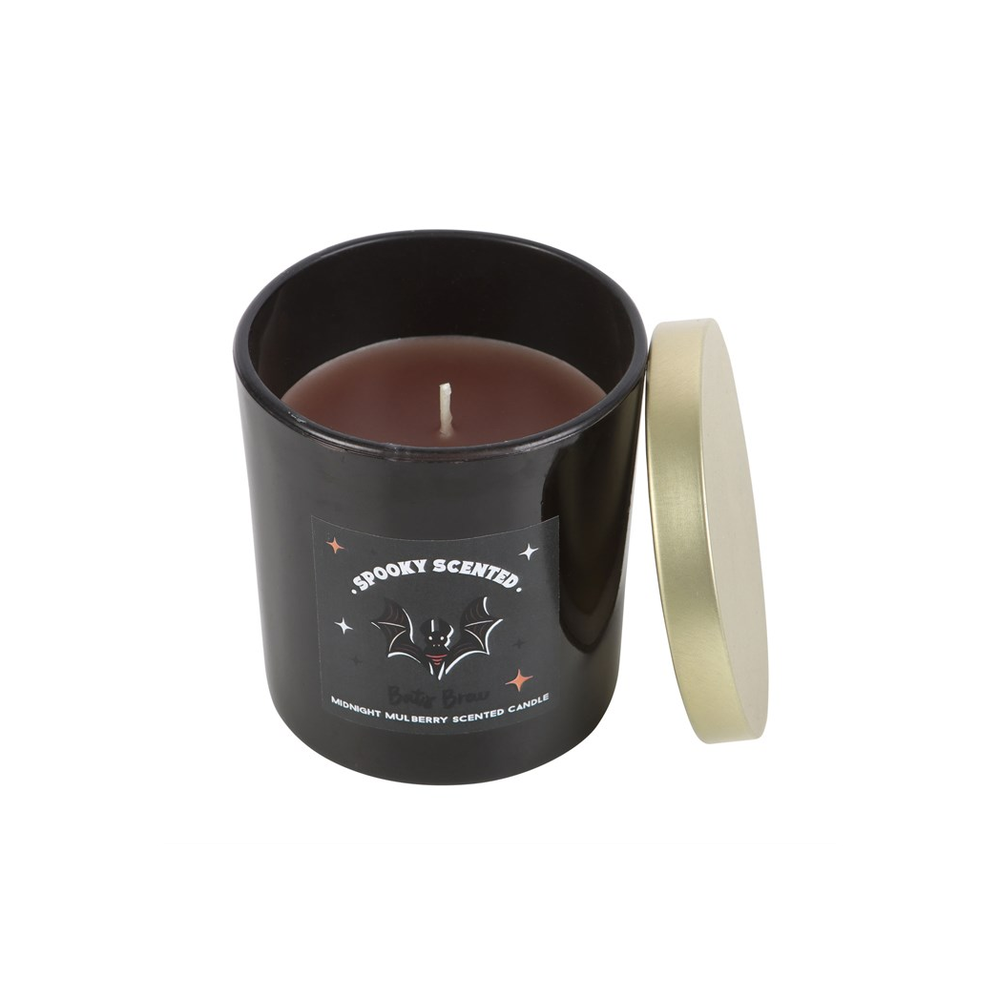 Bats Brew Midnight Mulberry Candle - Candles at Gift Moments