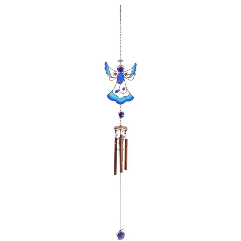 Angel Windchime - Serene Blue Harmony - Wind Chimes at Gift Moments