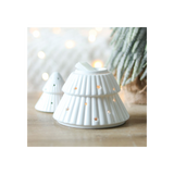 White Christmas Tree Oil Burner