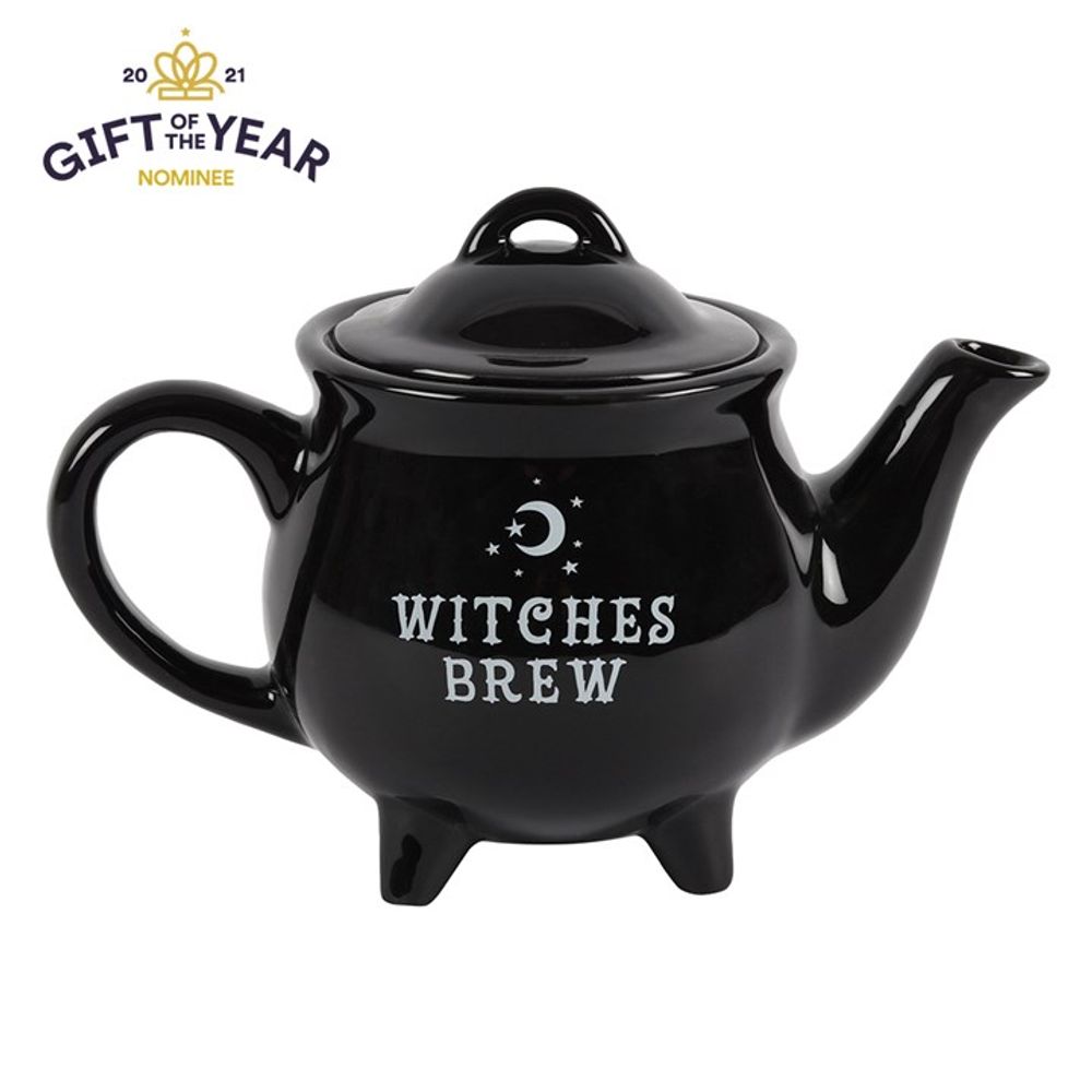 Witches Brew Black Ceramic Tea Pot - at Gift Moments