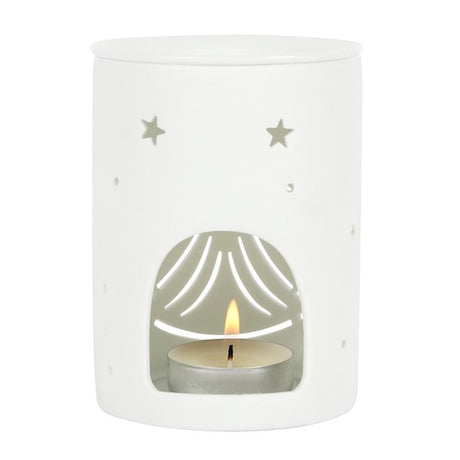 White Angel Cut Out Oil Burner - Oil & Wax Burners at Gift Moments