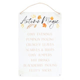 Autumn Magic Metal Hanging Sign - Signs & Plaques at Gift Moments