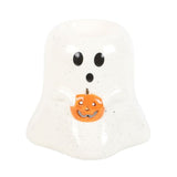 Ghost Shaped Oil Burner with Pumpkin - Oil & Wax Burners at Gift Moments