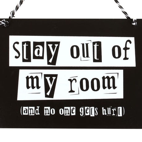 Stay Out of My Room Hanging Sign - Signs & Plaques at Gift Moments