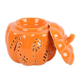 Orange Autumn Leaves Pumpkin Oil Burner - Oil & Wax Burners at Gift Moments