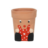 Red Pot Man Terracotta Plant Pot - Pots & Planters at Gift Moments