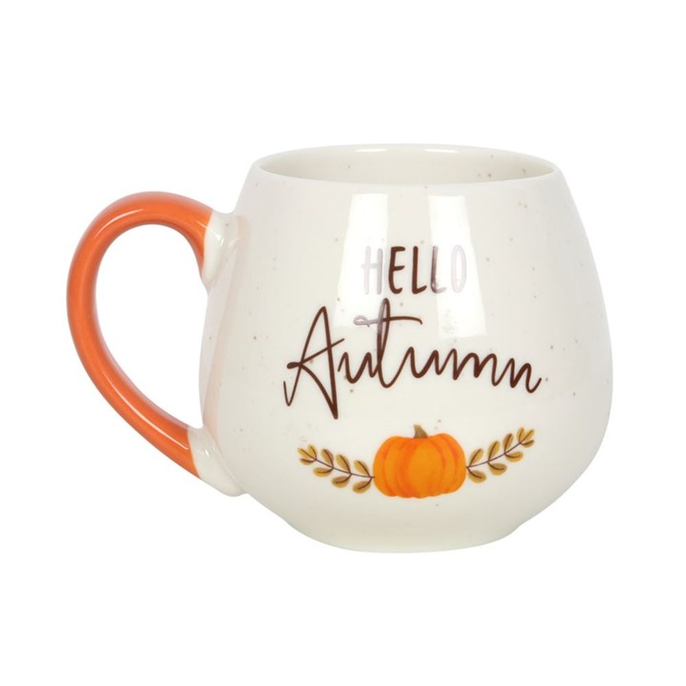 Hello Autumn Rounded Mug - Mugs at Gift Moments