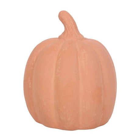 12.5cm Terracotta Pumpkin Ornament - Ornaments at Gift Moments