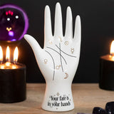 Ceramic Palmistry Hand Ornament - at Gift Moments