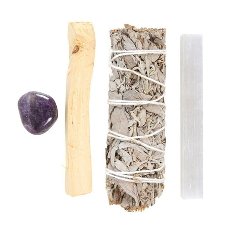 Smudge Kit with Amethyst Crystal - at Gift Moments