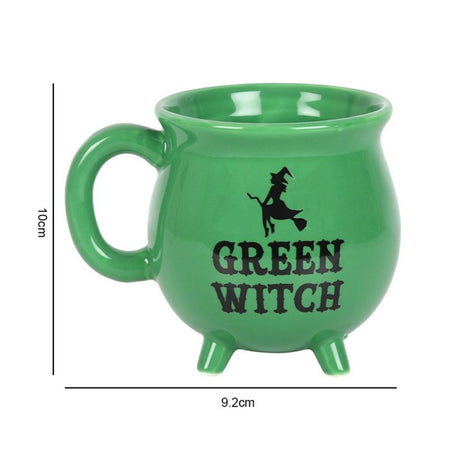 Green Witch Cauldron Mug - Mugs at Gift Moments