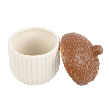 Autumn Acorn Ceramic Storage Jar - Storage at Gift Moments