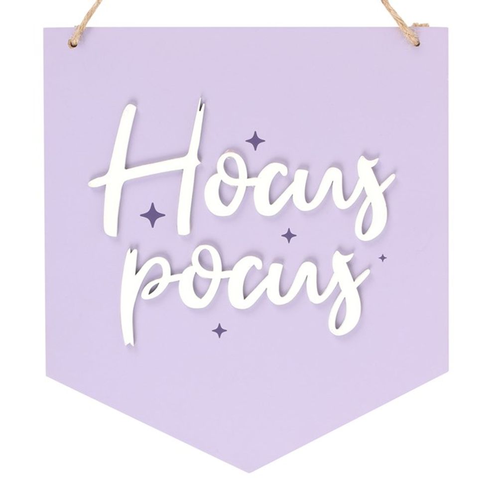 Purple Hocus Pocus Hanging Sign - Signs & Plaques at Gift Moments