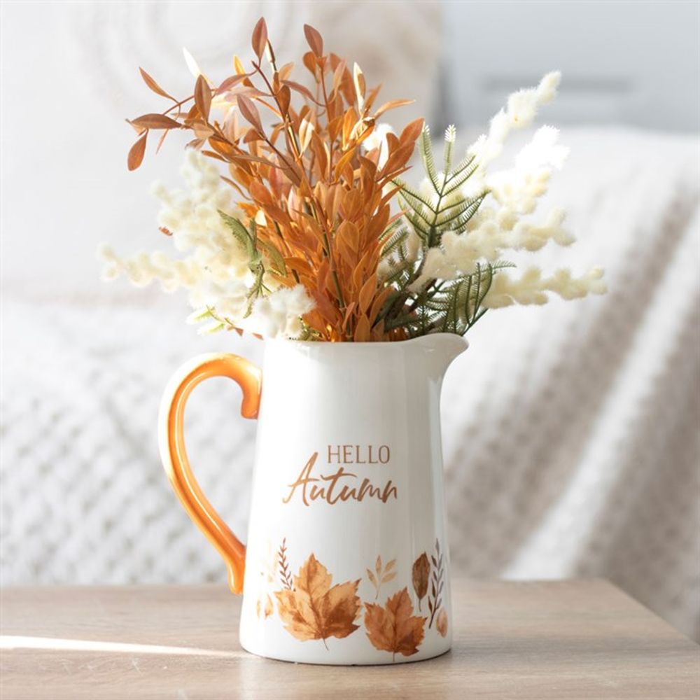 Hello Autumn Ceramic Flower Jug - Vases & Plant Pots at Gift Moments