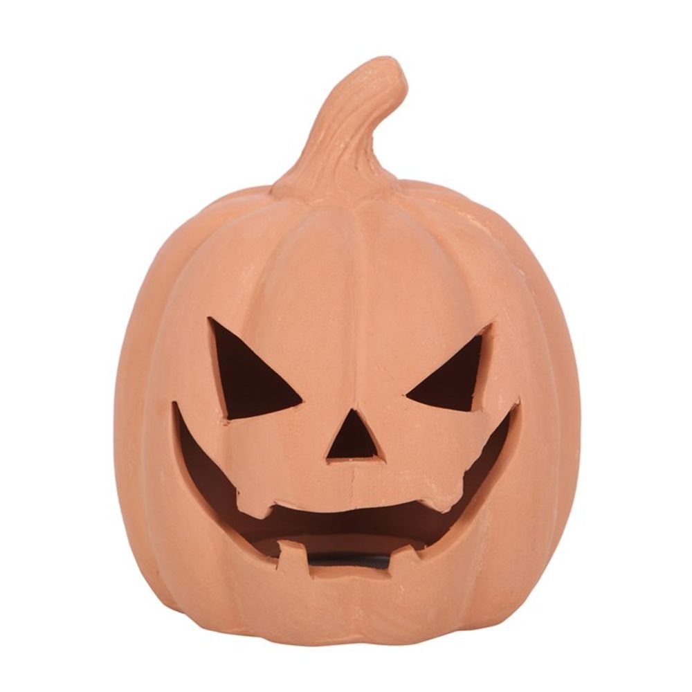 12.5cm Terracotta Pumpkin Ornament - Ornaments at Gift Moments