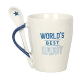 World’s Best Daddy Mug and Spoon Set: 1 - Mugs By Gift Moments