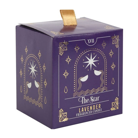 Star Lavender Tarot Candle - Candles at Gift Moments