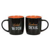 Wicked Witch and Handsome Devil Couples Mug Set - Mugs at Gift Moments