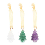 Elegant Crystal Christmas Tree Decorations Set of 3 - at Gift Moments