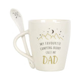 Dad Camping Buddy Mug and Spoon Set: 2 - Mugs By Gift Moments