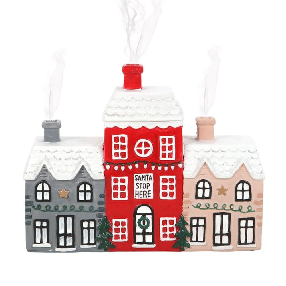 Christmas Village Incense Cone Holder - Incense Holders at Gift Moments