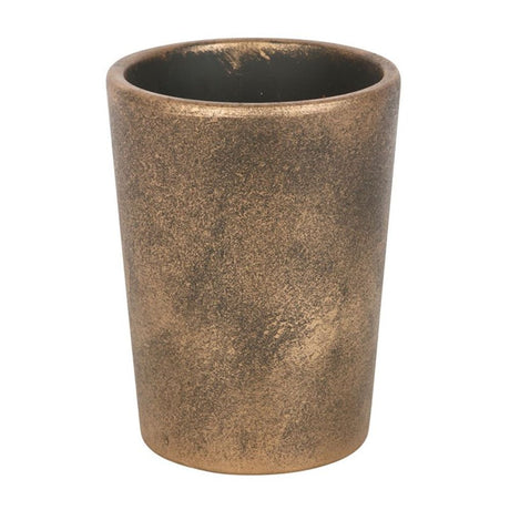 Lisa Parker Green Man Bronze Terracotta Plant Pot - Pots & Planters at Gift Moments