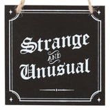 Strange and Unusual Hanging Sign - Signs & Plaques at Gift Moments