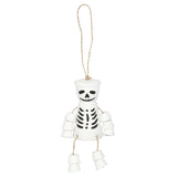 White Skeleton Terracotta Pot Man - at Gift Moments