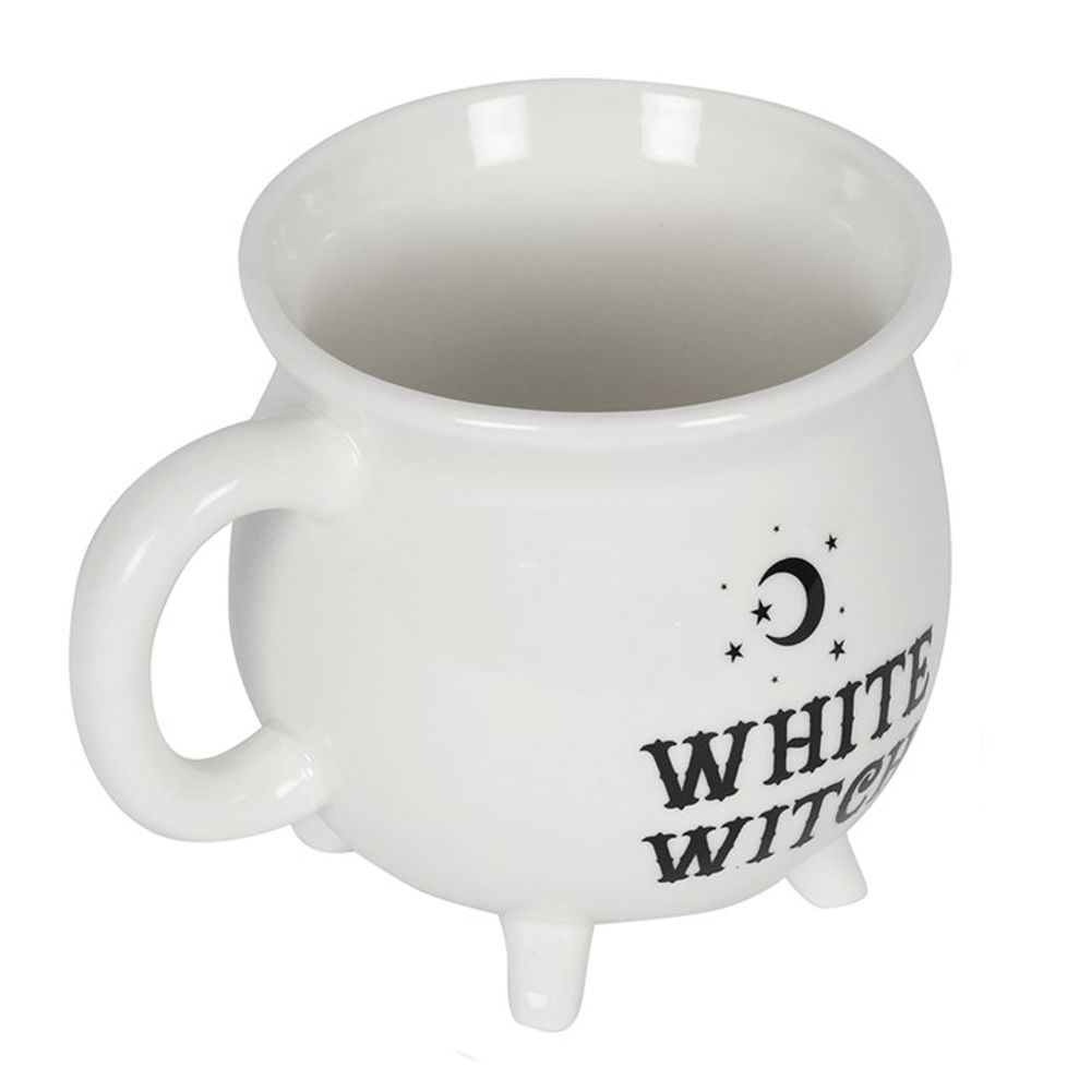 White Witch Cauldron Mug - Mugs at Gift Moments