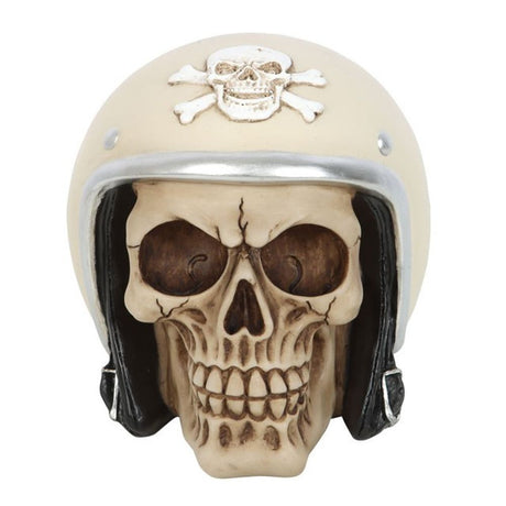 Skull Ornament with Helmet - at Gift Moments