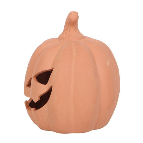 12.5cm Terracotta Pumpkin Ornament - Ornaments at Gift Moments