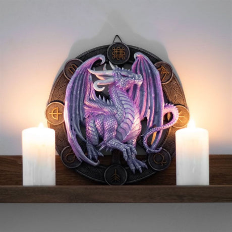 Samhain Dragon Resin Wall Plaque by Anne Stokes - at Gift Moments