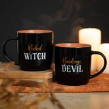 Wicked Witch and Handsome Devil Couples Mug Set - Mugs at Gift Moments