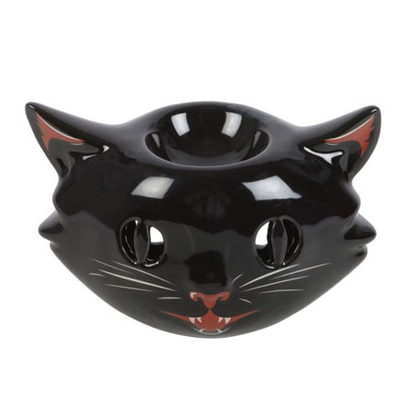 Spooky Black Cat Oil Burner - Oil & Wax Burners at Gift Moments