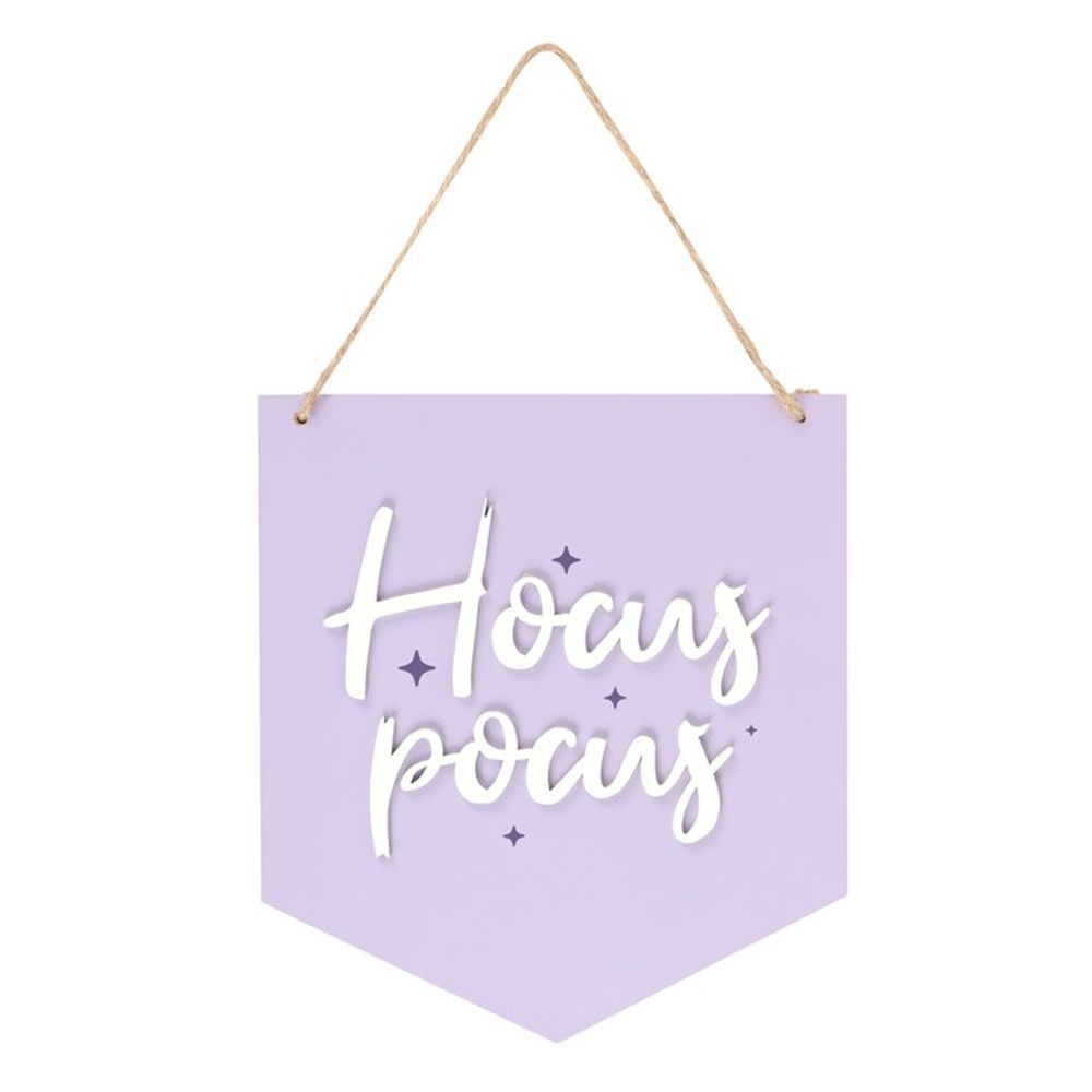 Purple Hocus Pocus Hanging Sign - Signs & Plaques at Gift Moments