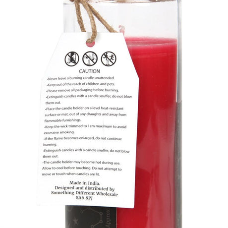 Rose 'Love' Spell Tube Candle - Candles at Gift Moments