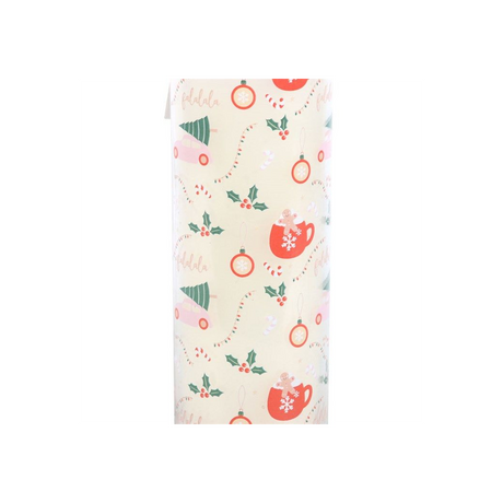 Sugarplum Fun Christmas Print Tube Candle - Candles at Gift Moments