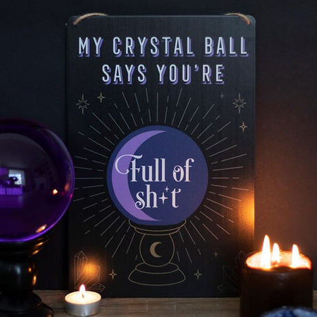 My Crystal Ball Says... Metal Sign - at Gift Moments