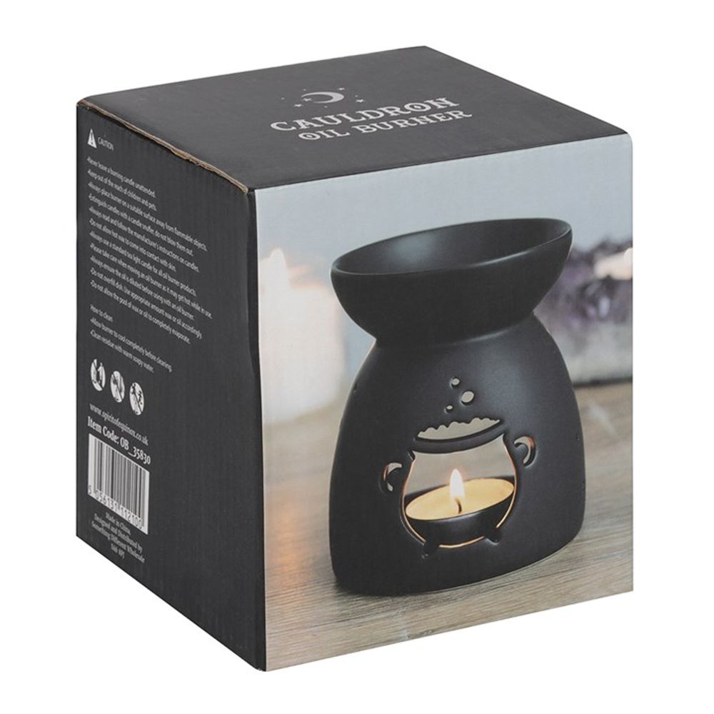 Black Cauldron Cut Out Oil Burner - Oil & Wax Burners at Gift Moments